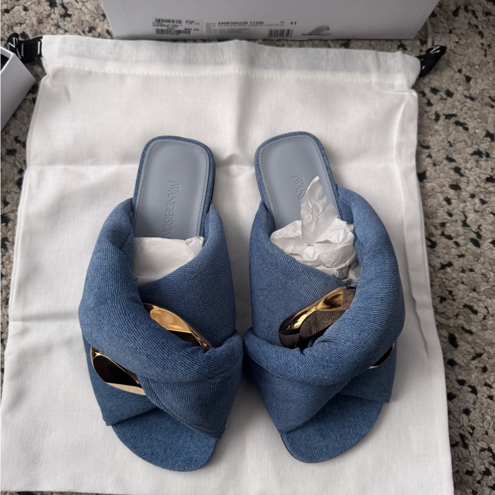 J.W. Anderson Calf Twist Sandal BNWT IN BOX SZ 41